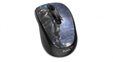 Mouse Microsoft Wireless Mobile BlueTrack 3500 Halo Edición Limitada: The Master Chief, Inalámbrico, USB 