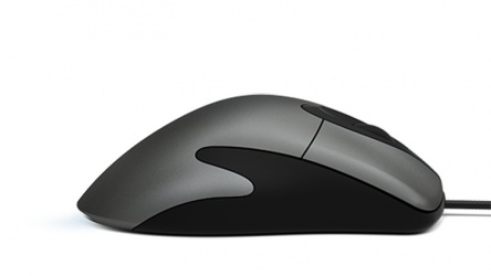 Mouse Ergonómico Microsoft Óptico Classic IntelliMouse, Alámbrico, USB, 3200DPI, Negro/Plata 