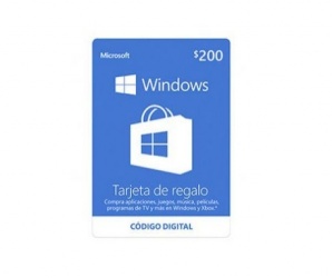 Microsoft Tarjeta de Regalo Windows, 200 MXN ― Producto Digital Descargable 