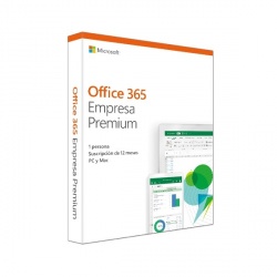 Microsoft Office 365 Empresas Premium Español, 64-bit, 1 Licencia, 1 Año, para Windows/Mac 