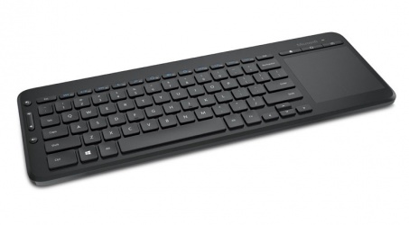 Teclado Microsoft All-in-One, Inalámbrico, USB, Negro (Inglés) 
