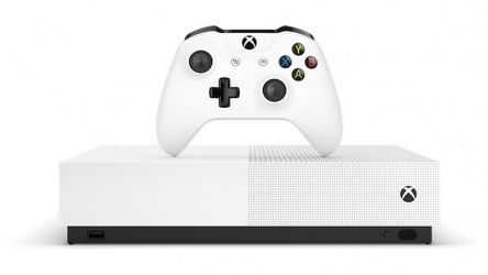Consola Xbox One S All-Digital, 1TB, WiFi, 2x HDMI, 3x USB 3.0, Blanco 