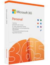 Microsoft 365 Personal, 1 Usuario, 5 Dispositivos, 1 Año, Español, Windows/Mac/Android/iOS 
