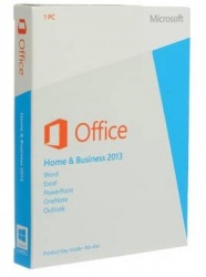 Microsoft Office Home & Business 2013 Inglés, 32-bit/x64, 1 PC, para Windows 