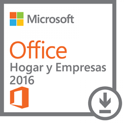 Microsoft Office Hogar y Empresas 2016, 32/64-bit, 1 PC, Plurilingüe, Windows ― Producto Digital Descargable 