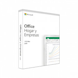 Microsoft Office Hogar y Empresas 2019, 1 PC, Español, Windows/Mac 