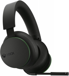 Microsoft Audífonos Gamer Xbox Wireless Standard Edition, Inalámbrico, Bluetooth, Negro/Verde 