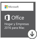 Microsoft Office Hogar y Empresas 2016, 1 PC, Plurilingüe, Mac ― Producto Digital Descargable 