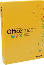 Microsoft Office Mac Home & Student 2011 Español, Family Pack, DVD, 3 Licencias, Caja (FPP) 