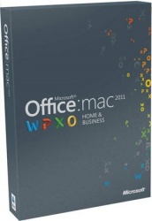 Microsoft Office Mac Home & Business 2011 Español, MultiPack, DVD, para Mac, Caja (FPP) 