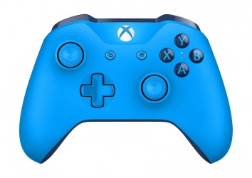 Microsoft Gamepad/Control para Xbox One y PC, Inalámbrico, Bluetooth, Azul 