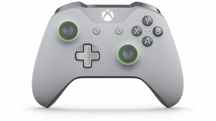 Microsoft Gamepad para Xbox One/Xbox One S, Inalámbrico, Verde/Gris 