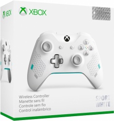 Microsoft Gamepad/Control Sport White Special Edition para Xbox One y PC, Inalámbrico, Bluetooth 
