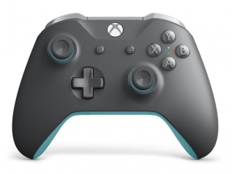 Microsoft Gamepad/Control para Xbox One y PC, Inalámbrico, Bluetooth, Azul/Gris 