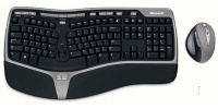 Teclado Microsoft Set/Mouse Natural Ergonomic Desktop 7000, Inalámbrico 