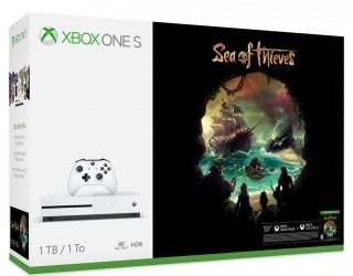 Microsoft Xbox One S, 1TB, WiFi, 2x HDMI, Blanco - incluye Sea of Thieves 