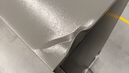 Midea Frigobar MDRD190CCNDXW, 7 Pies Cúbicos, Plata ― Tiene un golpe en una esquina que no afecta su funcionamiento. 