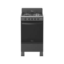 Midea Estufa MasterCook, 4 Quemadores, Negro 