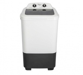 Midea Lavadora de Carga Vertical MLTS13M2SGDW, 13Kg, Negro/Blanco 