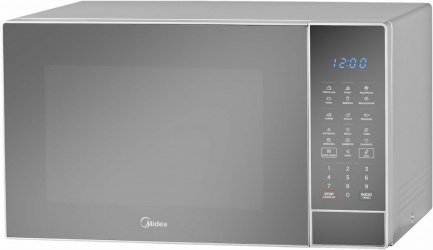﻿Midea Horno de Microondas MMDK14S2MG, 1.4 Pies Cúbicos, 1450W, 40 Litros, Plata/Espejo 
