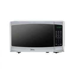 Midea Horno de Microondas MMDP07S2BG, 0.7 Pies Cúbicos, 1050W, Plata 