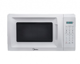 Midea Horno de Microondas MMDP07S2CW, 0.7 Pies Cúbicos, 1050W, 21L, Blanco 