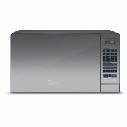 Midea Horno de Microondas MMDR07S2BW, 0.7 Pies Cúbicos, 1050W, 20 Litros, Plata 
