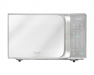 Midea Horno de Microondas, 1.1 p3, 1450W, 31L, Plata, MMDV11S2DG |  Abasteo.mx