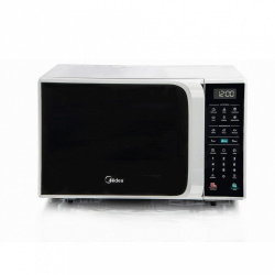 Midea Horno de Microondas MMDV11S2DW, 1450W, 31 Litros, Negro/Blanco 