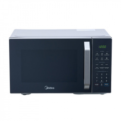 Midea Horno de Microondas MMDX11S2MG, 1.1 Pies Cúbicos, Negro/Plata 