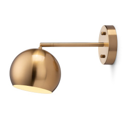 Midlait Lámpara para Pared Dalia, Interiores, 40W, Base E26, Latón - No Incluye Foco 