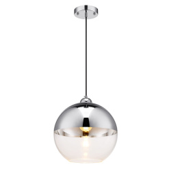 Midlait Lámpara Colgante Bianca, Interiores, 60W, Base E26, Cromo - No Incluye Foco 