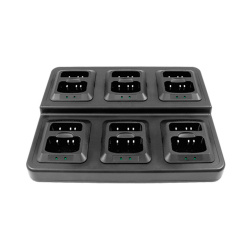 Midland Cargador de Baterías BGC200, para 6 Unidades, Entrada 110V, Salida 10V, Negro 