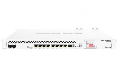 Router MikroTik Gigabit Ethernet Cloud Core, Alámbrico, 8x RJ-45, 1.2GHz 