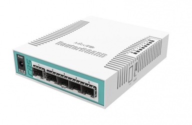 Switch MikroTik Gigabit Ethernet Cloud Core, 5 Puertos SFP, Blanco 
