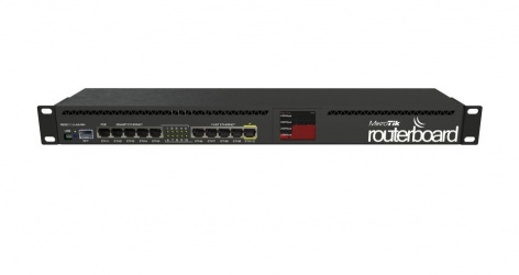 Router MikroTik Gigabit Ethernet RB2011UIAS-RM, Alámbrico, 5 puertos de 10/100 Mbit + 5 puertos 10/100/1000 