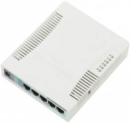 Router MikroTik Ethernet RB951G-2HnD, Inalámbrico, 300 Mbit/s, 5x RJ-45, 2.4GHz, Antena Interna 2.5dBi 