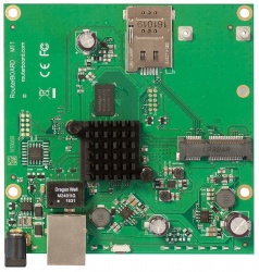 MikroTik Routerboard RBM11G, Ethernet LAN, 1x RJ-45, 1x  miniPCIe 