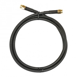Mikrotik Cable Coaxial SMA Macho - SMA Macho, 1 Metro, Negro 
