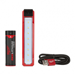 Milwaukee Linterna LED Magnética Recargable 2112-21, 445 Lúmenes,  