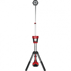 Milwaukee Linterna Recargable LED 2130-20, 2000 Lúmenes, Negro/Rojo 