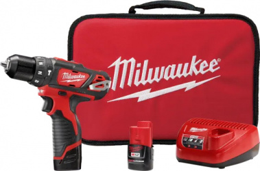 Milwaukee Taladro de Batería con Percusión M12, Inalámbrico, 3/8