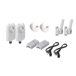 Mimosa Networks Kit Radio de Backhaul B5X, 1.5Gbps, 4.9 - 6.4GHz, 2 Piezas - Incluye Antenas 16dBi/Soportes/Inyector PoE/Cable de Alimentacion 