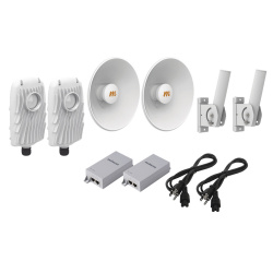 Mimosa Networks Kit Radio de Backhaul B5X, 1.5Gbps, 4.9 - 6.4GHz, 2 Piezas - Incluye Antenas/Soportes/Inyector PoE/Cable de Alimentacion 