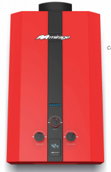 Mirage Calentador de Agua Turbo Flux, Gas L.P., 360 Litros/Hora, Rojo 
