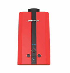 Mirage Calentador de Agua Flux, Gas L.P, 600 Litros/Hora, Rojo 