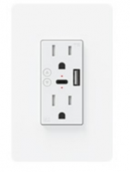 Mirati Tomacorriente MCP2, 2 Enchufes, 120V, 15A, Blanco 