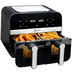 Mirati Freidora de Aire MFA13, 9 Litros, 1700W, 200 °C, Negro 