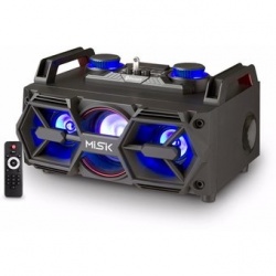 Misik Bocina MS2300, Bluetooth, Inalámbrico, 4.0, 2500W PMPO, Negro 