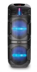 Misik Bocina MB2220, Bluetooth, Inalámbrico, 80W RMS, USB, Negro 